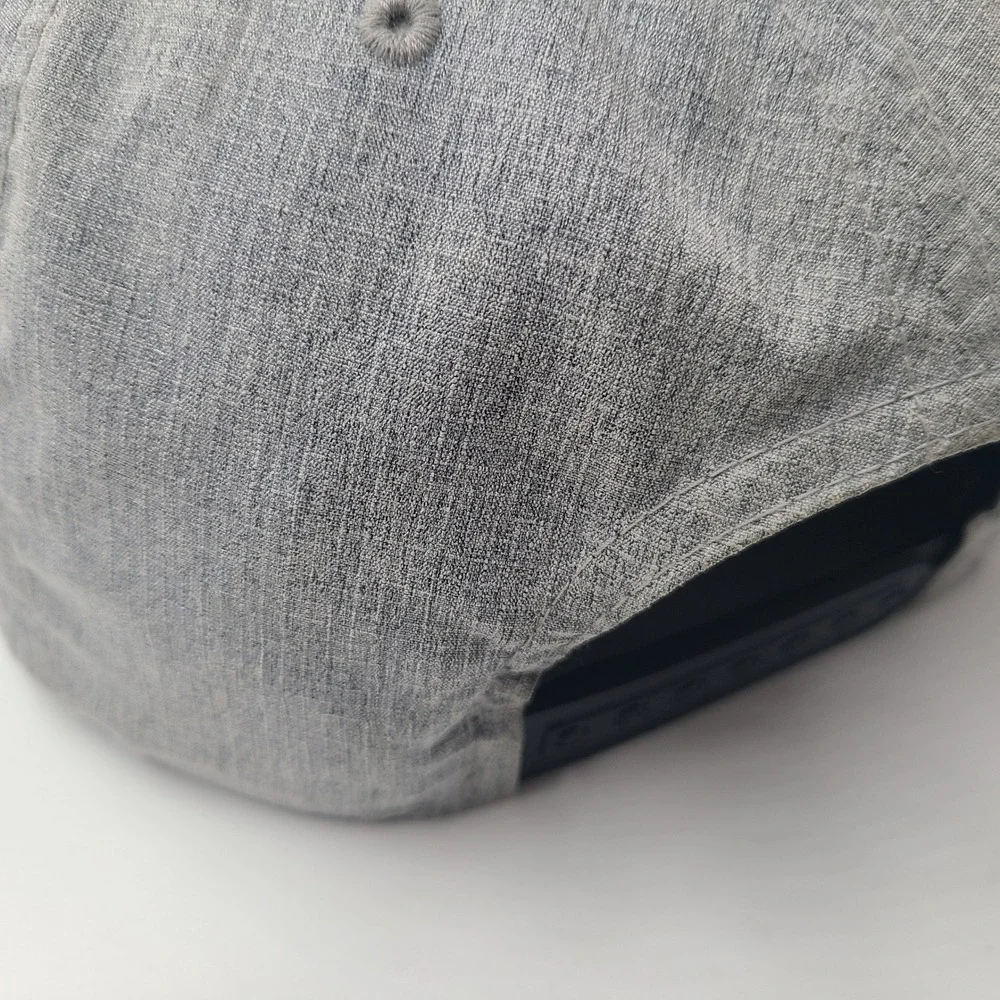 Volcom Hat‎ Snapback Grey Black Distressed Skate Skateboard Surf Casual Logo Men